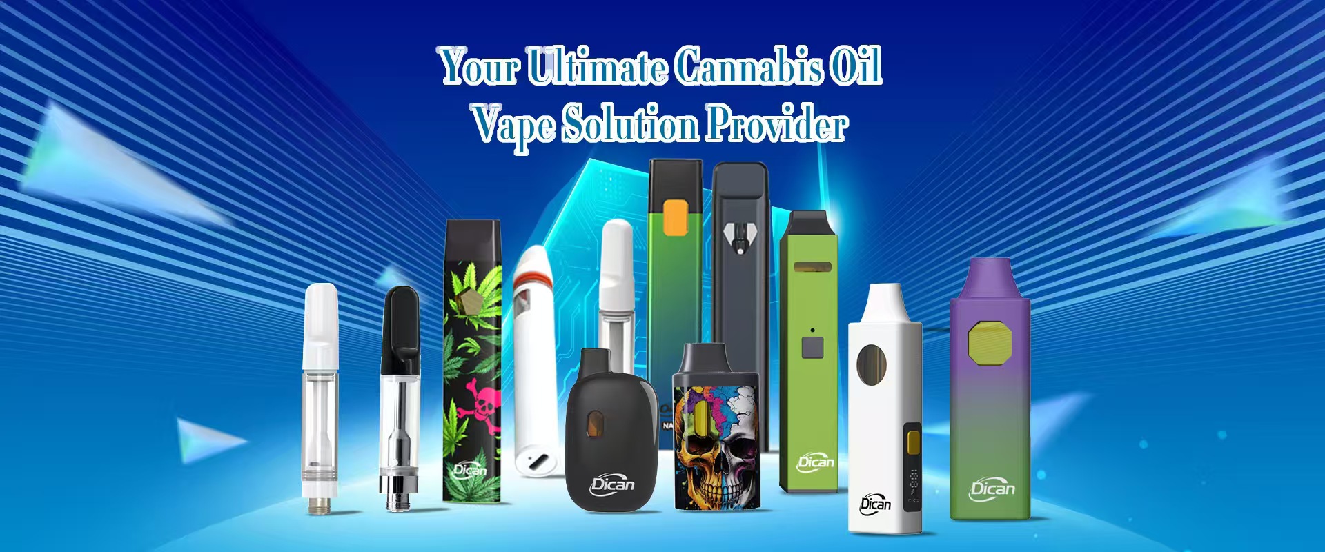 China Cannabisöl Einweg -Vape OEM -Hersteller - Dican Vape