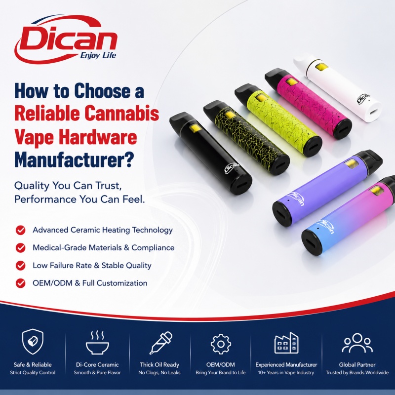 So wählen Sie einen zuverlässigen Hersteller von Cannabis-Vape-Hardware aus