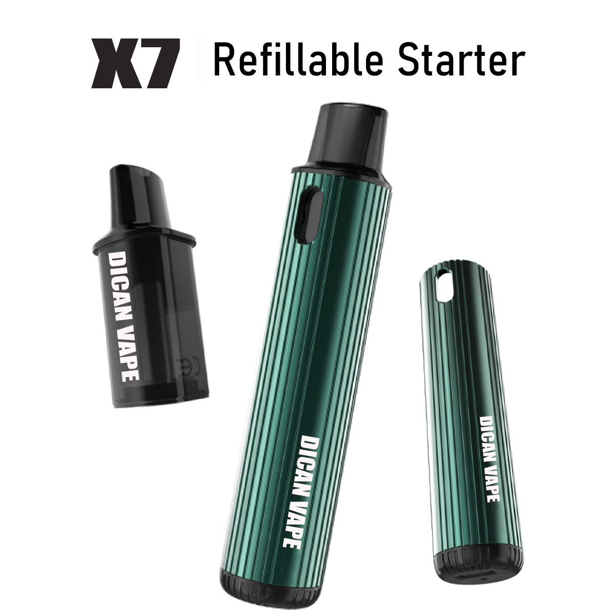 X7 Premium -nachfüllbare Pod -Einweg -Vape -Starter